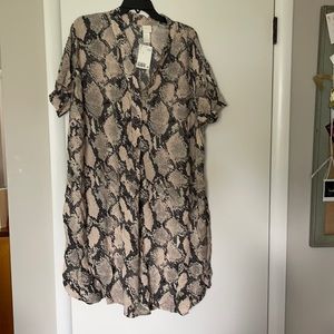 Snake skin dress